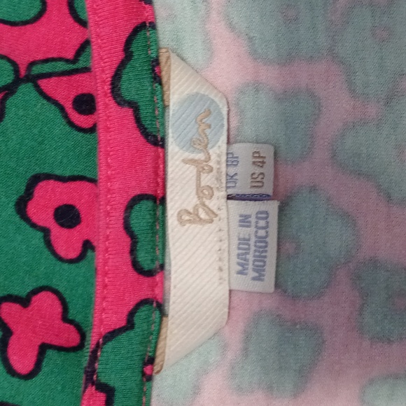 💚Boden💚 - Pink/Green Sienna Jersey Sleeveless Maxi Dress - Picture 3 of 13